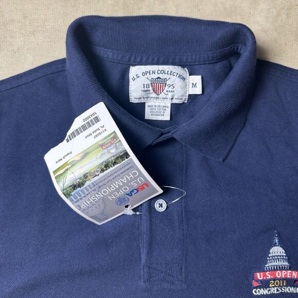 2011 US Open Golf Polo Shirt Congressional Blue Medium NWT U.S. Open Collection - Picture 4 of 7